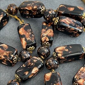Wow 🤩 Vintage Venetian Paste Glass Strand of Beads